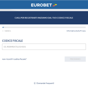 eurobet registrazione