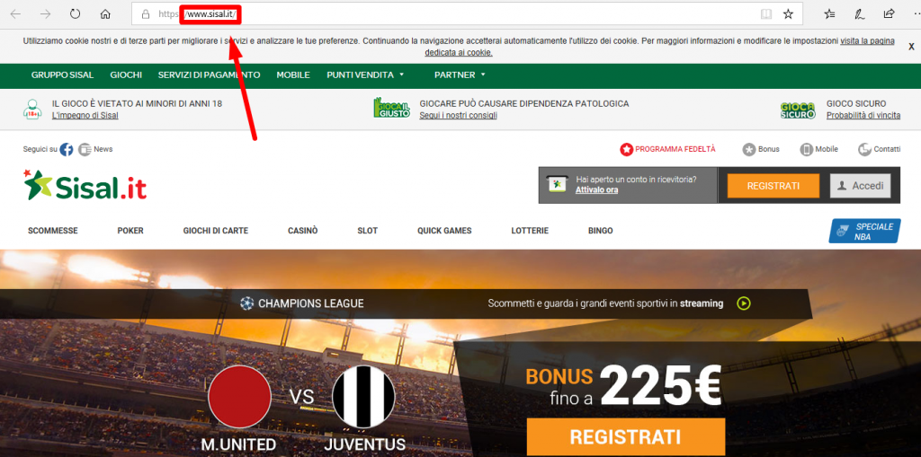 sito scommesse regolamentato