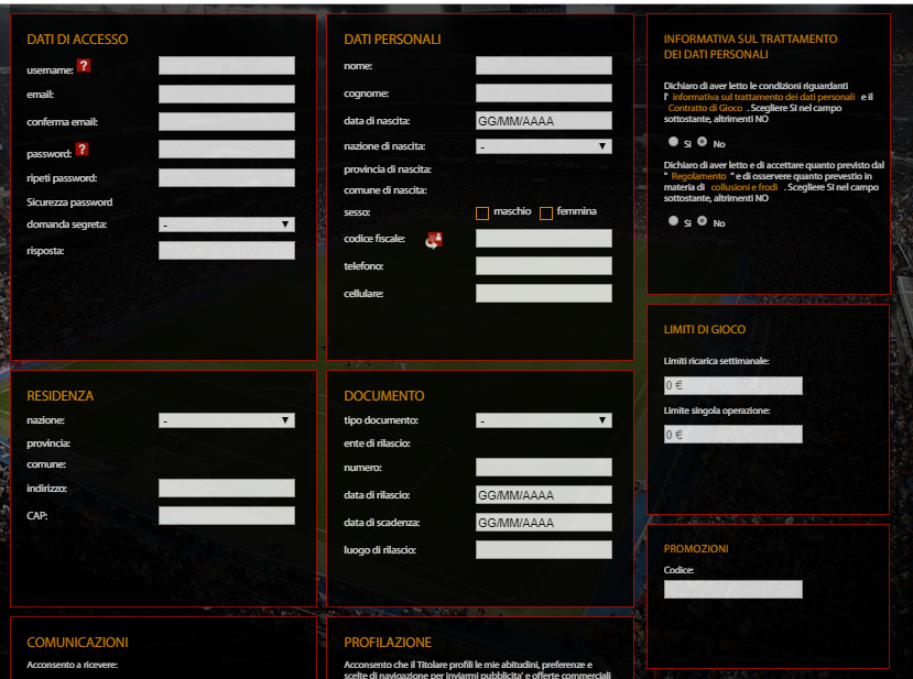 goalwin registrazione